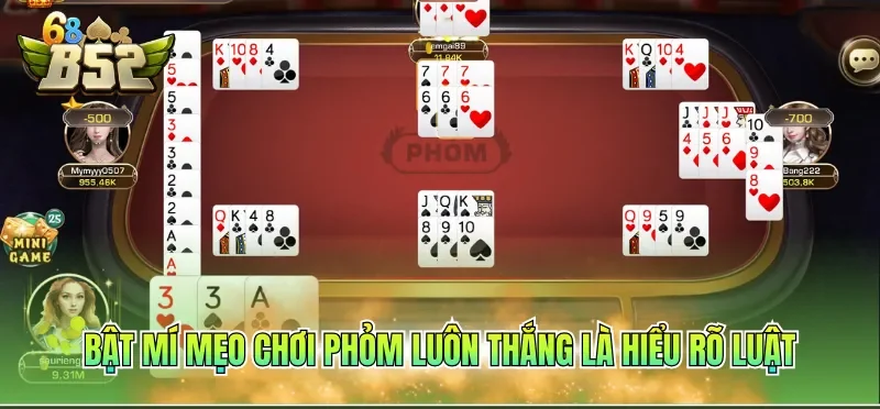 Bật mí mẹo chơi Phỏm luôn thắng là hiểu rõ luật