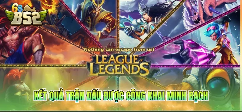 Kết quả trận đấu được công khai minh bạch