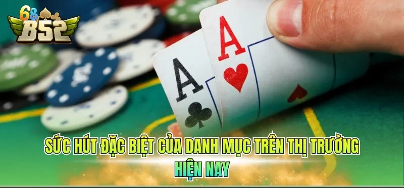 Sức hút đặc biệt của danh mục trên thị trường hiện nay
